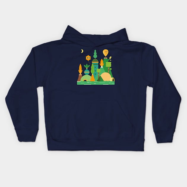 Igloo Island Kids Hoodie by Léo Alexandre